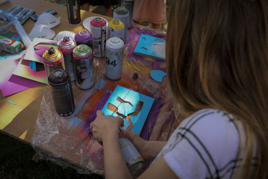 Graffiti street art workshop gent37