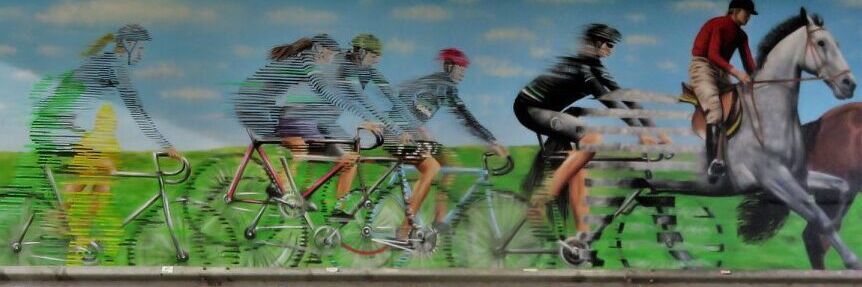 Street art graffiti muurchildering mural fietstunnel lievegem artiest ceepil3