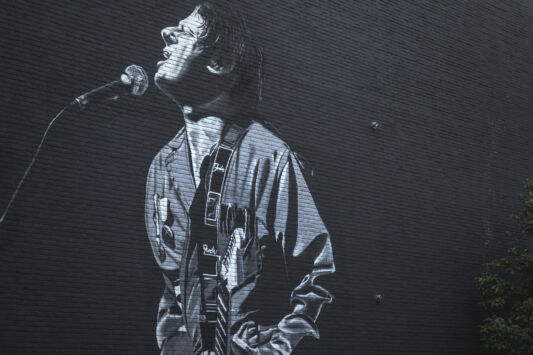 Street art graffiti muurschildering mural artiest steppe letterknecht project luc de vos radio willy regio lokeren gent3